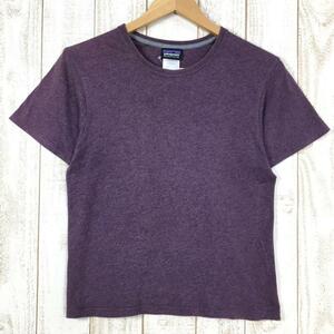 MENs XS パタゴニア デイリー ティー Daily Tee オーガニック コットン Tシャツ PATAGONIA 52440 TRP パープル