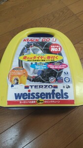 送料無料　金属チェ－ン TERZO KLACK&GO 9 VK9 取説&付属品あり タイヤチェーン １４インチ 15インチ １６インチ １７インチ