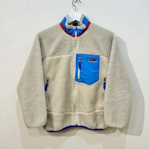 2012 patagonia Retro X Jacket NLR Kids L パタゴニア レトロX ジャケット キッズ ボア フリース クラシック カーディガン 65643 FA12