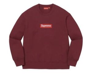 Supreme BOX LOGO CREWNECK SWEATSHIRT Cardinal size XXL 22AW 新品 シュプリーム ボックスロゴ クルーネック スエット スウェット