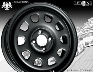 ★ U.S.Daytona ★ 15x5.5J OFF+40 PCD100　軽四カスタム/チューニングサイズ　MAYRUN 165/50R15 タイヤ付4本セット