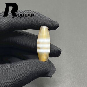 ★綺麗 EU製 定価5万円★ROBEAN・チベット天珠・天然線珠★パワーストーン アクセサリー 天然石 金運 プレゼント 30*11.1mm 1001G957