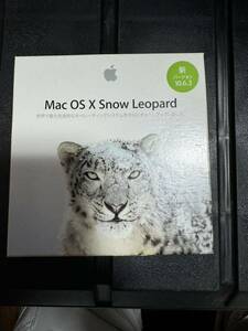 Apple MacOS X Snow LeopardインストールDVD