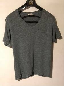 ★Steven Alan スティーブンアラン Vネック Tシャツ グレー S