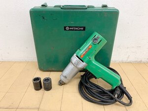 ★中古★日立工機 12mmインパクトレンチ WH12Y 本体/ケース/ソケット2個 100V 50/60Hz 360W 穴あけ ネジ締め HiKOKI ハイコーキ 動作OK)倉b