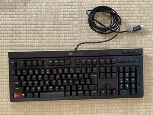 CORSAIR K68 メカニカル ゲーミング キーボード CH-9102020 赤色 LED CHERRY MX Red USB