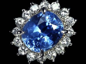 UL11699SS【1円～】新品【RK宝石】≪Sapphire≫ 色鮮やかな輝き!! 極上サファイア 大粒2.15ct!! 極上ダイヤモンド Pt900 高級リング ダイヤ