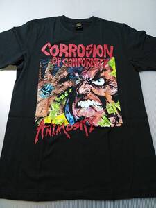 C.O.C. Corrosion of Conformity Tシャツ Animosity 黒M / slayer metallica pushead パスヘッド d.r.i. accused s.o.d. coc 