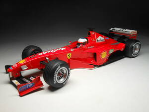 ホットホィール 1/18 フェラーリ F 399…＃3 ミハエル・シューマッハ…F1 G.P. Season 1999（箱無し・ケース入り）