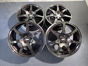 RK4492【送料無料17インチ】4本 ブリヂストン Prodrive プロドライブ GC-07 中古アルミホイール ▼17×7.5J 100/5H ET38▼