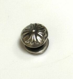 CHROME HEARTS クロムハーツ ボタンフライ クロスボール フローラル 14mm