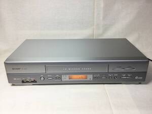 シャープ SHARP VHS Hi-Fi ビデオカセットレコーダー VC-GH20 乾式ビデオヘッドクリーナ リモコン AVコード 難あり 現状品