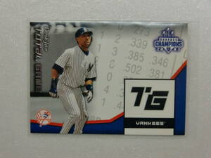 DEREK JETER.デレク・ジーター.ニューヨーク ヤンキース.2003.DONRUSS CHAMPIONS.