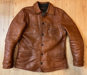 ★FREEWHEELERS フリーホイーラーズ BRAKE MAN COAT ブレーキマンコート 38 ホースハイド