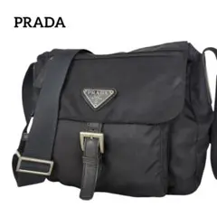 PRADA プラダ ナイロン ショルダー バッグ フラップ