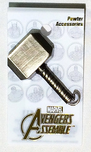 MARVEL （マーベル） Thor (マイティ・ソー)　ハンマー　Hammer Deluxe Pewter Pin メタルピン☆大サイズ