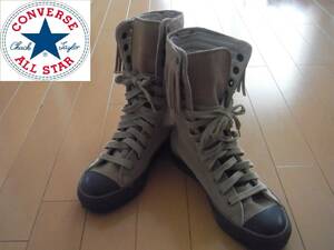 ★CONVERSE/ALL☆STAR/コンバースオールスター/レザー調ハイカットスニーカー/24.0㎝★