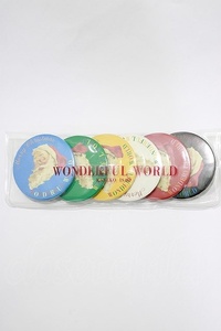 WONDERFUL WORLD / 缶バッジセット H-24-12-28-1063-LO-AC-NS-ZH