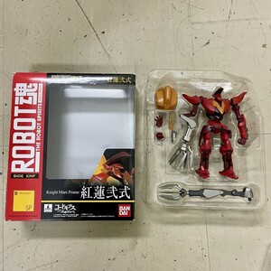 I602-M24-636 コードギアス 反逆のルルーシュ 紅蓮弐式 グレンニシキ ROBOT魂 BANDAI バンダイ 魂ウェブ商店 取扱説明書付