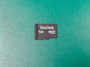 SanDisk サンディスク microSDカード 1GB 1枚 フォーマット済み 動作確認済みジャンク品