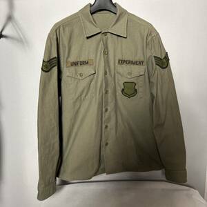 サイズ2 uniform experiment UTILITY SHIRT ミリタリー soph. ソフネット fcrb fragment