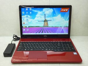 ☆1円☆良好品☆第6世代☆富士通☆LIFEBOOK AH46/W☆Core i5 2.30Hz/4GB/1TB/Sマルチ/無線/Bluetooth/カメラ/Office/Win10 DtoD領域☆