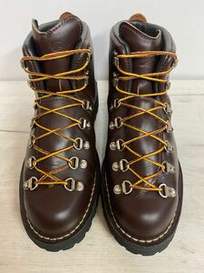  使用少ない美品★30520X白タグDANNER ダナーマウンテンライト ゴアテックス US9EE (27.0〜27.5)濃茶30866