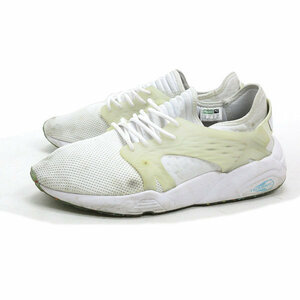 Z■【27cm】プーマ/PUMAブレイズ BLAZE CAGE KIKU ランニングシューズ■白MENS/90【中古】