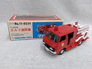 ヨネザワ 1/40 ダイヤペット TLG42型 いすゞ エルフ消防車 ※箱潰れあり