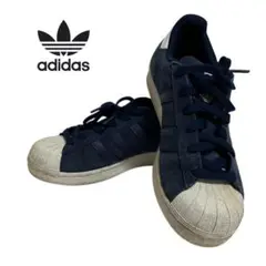 adidas SUPERSTAR ネイビー 24cm