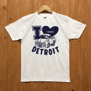 ■I LOVE DETROIT Tシャツ■ Mサイズ（ホワイトxネイビー）フォード　F100 FORD