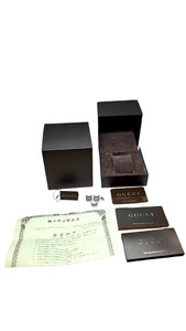 23955 GUCCI/グッチ/空箱/時計用/コマ/駒/保存箱/箱/純正箱/ヴィンテージ/当時物/収納/ブランド/化粧箱/腕時計ケース/コレクター/マニア