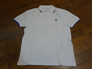 安い！新品　送料無料　イタリア　ヤコブコーエン　半袖のポロシャツ　ホワイト　L