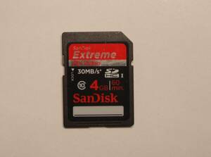 SanDisk 4GB SDHC メモリーカード