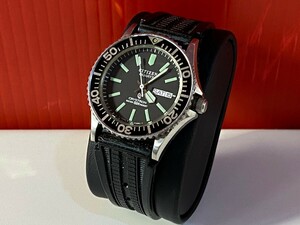 CITIZEN WATCH　シチズン　腕時計　ステンレス鋼　耐水性　4-212452　Y　GN-4-5　日本製　中古　動作未確認!