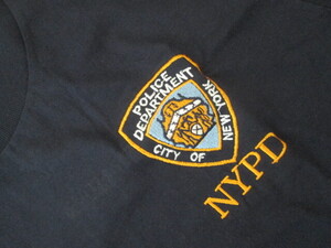 ★90年代アメリカ購入 NYPD Tシャツ ポリス・デパートメント購入品 未使用品 NF ★コレクション保管品 整理