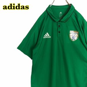 adidas アディダス　半袖トップス　プリント　香川　丸亀　緑　メンズ　XOサイズ　【AY0834】