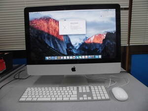 Apple　iMac　A1311　21.5インチ　Core2Duo3.06GHz　メモリ4GB　HDD500GB　MacOSX El Capitan