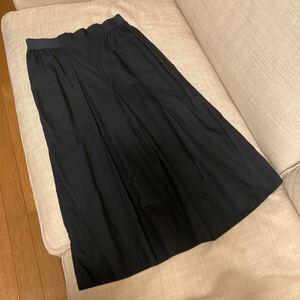 ★中古★UNIQLO AND LEMAIRE ユニクロ＆ルメール 春夏ガウチョパンツL黒