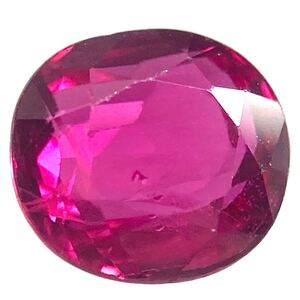 1円〜!!ソ付!!〔天然ルビー0.607ct〕d 約4.8×4.3mm ルース 裸石 corundum コランダム ruby 宝石 jewelry BC1/BC1 テEA0 w4 マ53