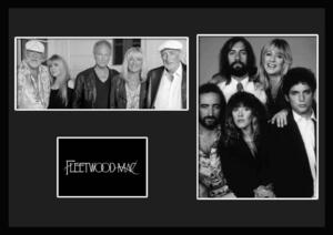 10種類!Fleetwood Mac/フリートウッド・マック/ROCK/ロックバンドグループ/証明書付きフレーム/BW/モノクロ/ディスプレイ (10-3W)