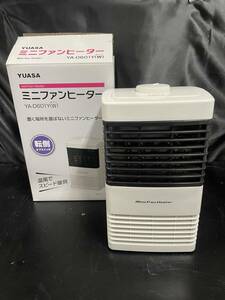 ユアサ◇ミニファンヒーター◇2020年製　YA-D601Y◇～600W