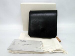 N【大関質店】 中古 二つ折り財布 Hender Scheme エンダースキーマ vertical wallet ヴァーティカルウォレット tq-rc-vwt ブラック