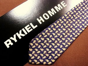 ♪24188C♪良品【ペイズリー 柄】リキエル【RYKIEL】ネクタイ