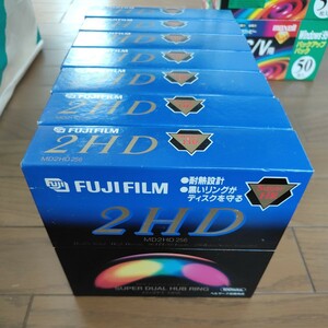富士フィルム (FUJIFILM) 5.25インチ フロッピーディスク 2HD 1.6MB 10枚 MD2HD256SK10 ７箱　フロッピーディスク FUJIFILM 