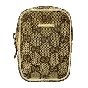 GUCCI グッチ シガレットケース 115249 GGキャンバス レディース メンズ ブラウン系 ファッション小物 キャンバス【中古】