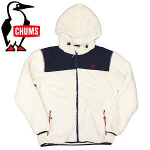 CHUMS (チャムス) CH04-1422 Elmo Fleece Full Zip Parka エルモフリースフルジップパーカー CMS161 W056Ivory/Navy M