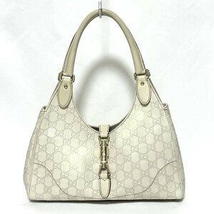 GUCCI グッチ ジャッキー バッグ レザー グッチシマ GG HB03718