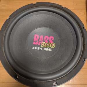 アルパイン　中古ウーハー12インチ(30cm) SWF-304G