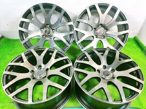 ★RAYS WALTZ S7★18x8J +35 5穴 114.3 中古 アルミホイール 4本【宮城発 送料無料】MYG-B13369